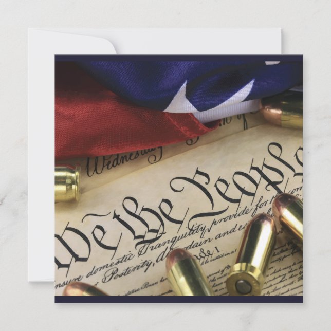 Invitation Déclaration d'indépendance (Devant)