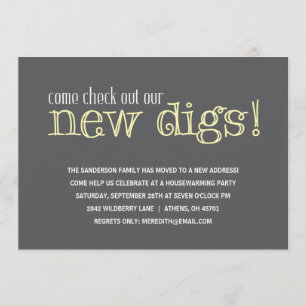 Invitation décontractée de partie de pendaison de