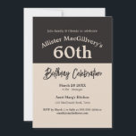 Invitation décontractée du 60e anniversaire pour l<br><div class="desc">Vive la fête de la cuisine ! Réunissez votre famille,  vos amis et vos voisins pour une fête d'anniversaire mémorable pour votre être cher. Une célébration qui compte - partager des histoires,  chanter des chansons et rire ensemble.</div>