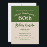 Invitation décontractée pour le 60e anniversaire -<br><div class="desc">Vive la fête de la cuisine ! Réunissez votre famille,  vos amis et vos voisins pour une fête d'anniversaire mémorable pour votre être cher. Une célébration qui compte - partager des histoires,  chanter des chansons et rire ensemble.</div>