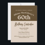 Invitation décontractée pour le 60e anniversaire -<br><div class="desc">Vive la fête de la cuisine ! Réunissez votre famille,  vos amis et vos voisins pour une fête d'anniversaire mémorable pour votre être cher. Une célébration qui compte - partager des histoires,  chanter des chansons et rire ensemble.</div>