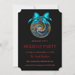 Invitation Décor de Noël, Noël