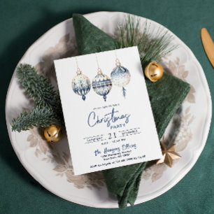 Invitation Décor moderne de style nordique Fête de Noël