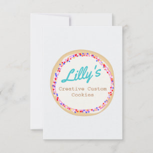 Invitation Décorateur de Cupcake ou Cookie sur mesure