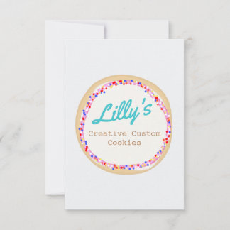 Invitation Décorateur de Cupcake ou Cookie sur mesure