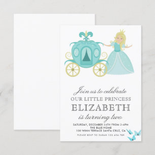 Invitation Décoration de fête d'anniversaire de la princesse 