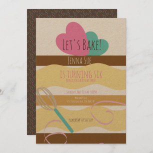 Invitation Décoration de gâteau tranché Parfums de tourbe d'a