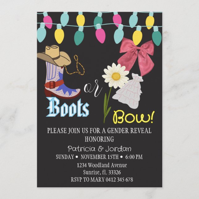 Invitation Découverte du sexe avec des bottes rustiques ou de (Devant)
