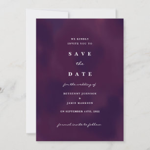 Invitation Deep Purple Enregistrer l'invitation de date