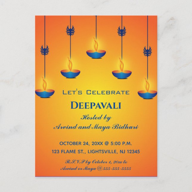 Invitation Deepavali (Devant)