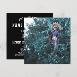 Invitation déesse aza de l'énergie féminine du cosmos