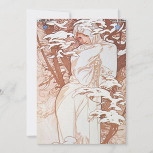 Invitation Déesse d'hiver