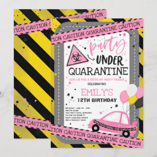 Invitation Défilé de fête d'anniversaire de la quarantaine