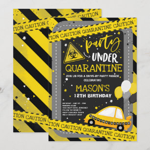 Invitation Défilé de fête d'anniversaire de la quarantaine