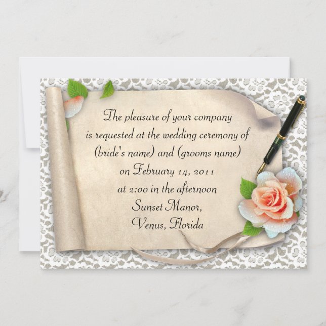 Invitation Défiler (Devant)