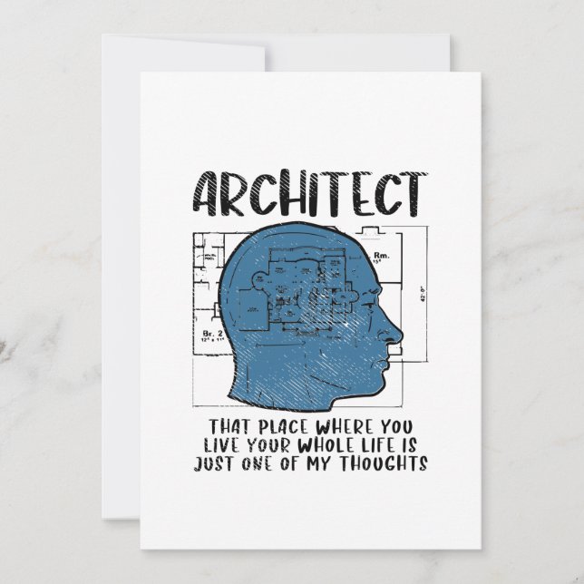 Invitation Définition de l'architecte (Devant)