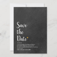 Définition de Save the Date Script Cœur d'Or