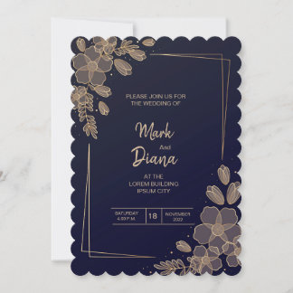 Invitation dégradé or-floral-mariage-invitation