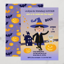 Déguisement Halloween Garçon Sorcier Anniversaire