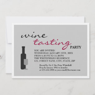 Invitation Dégustation de vin