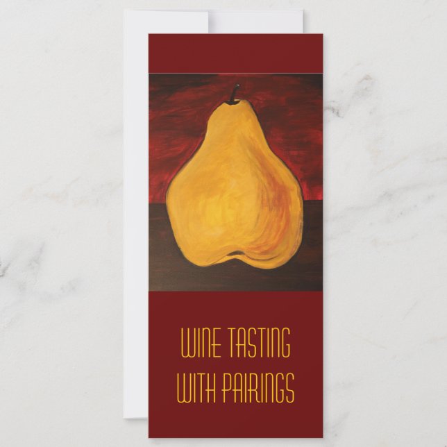 Invitation Dégustation de vin avec appareillages (Devant)