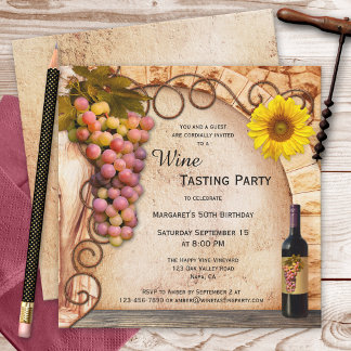 Invitation Dégustation De Vins De Style Italien Cl