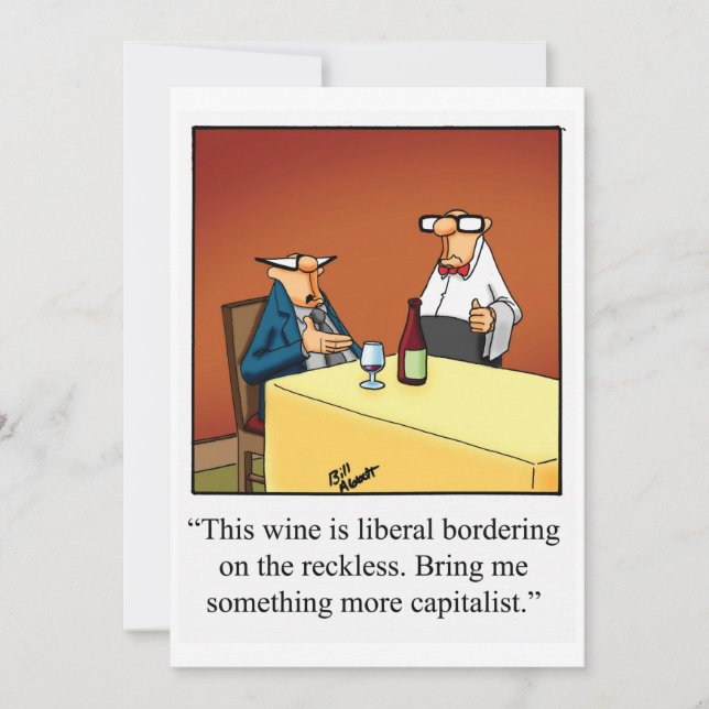 Invitation Dégustation De Vins Drôle "Spectickles" (Devant)