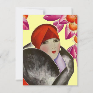 Invitation Déjeuner brunch après-midi Thé à la mode