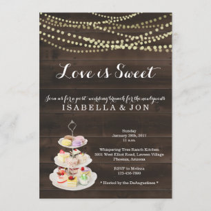 Invitation Déjeuner de brunch après mariage Matin après l'amo