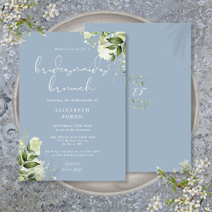 Invitation Déjeuner de demoiselles d'honneur floral verdure b