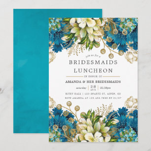 Invitation Déjeuner de demoiselles d'honneur shabby-chic sarc