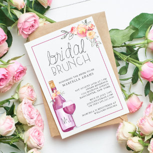 Invitation Déjeuner de mariage au vin de prune