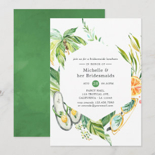 Invitation Déjeuner des demoiselles d'honneur en été