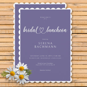 Invitation Déjeuner nuptial minimaliste romantique moderne