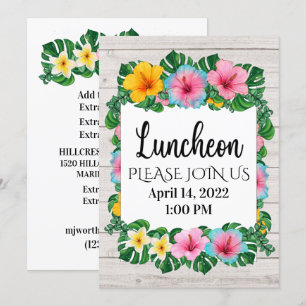 Invitation Déjeuner ou Toute Occasion - Voir au Dos  Invitati