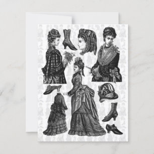 Invitation Déjeuner victorien