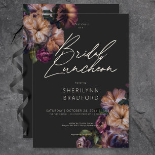 Invitation Déjeuner vintage à la nuptiale  de Bourgogne et d'