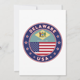 Invitation Delaware, T-shirt Delaware, autocollant Delaware