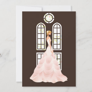 Invitation d'élégante mariée à la douche nuptiale