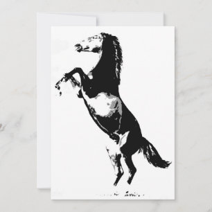 Invitation d'élevage de chevaux