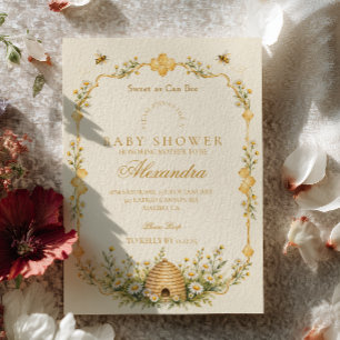 Invitation Délicat Doux comme peut être Abeille Jardin