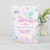 Délicieuse Purple Bleu Petite Sirène Anniversaire