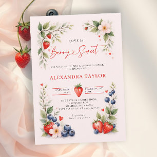 Invitation Délicieux Art Botanique Rose pour Baby Shower Mari