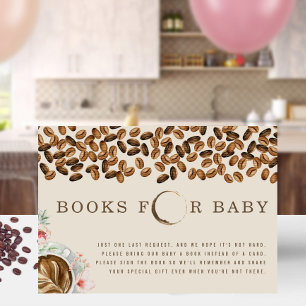 Invitation Demande de Baby shower de café Floral