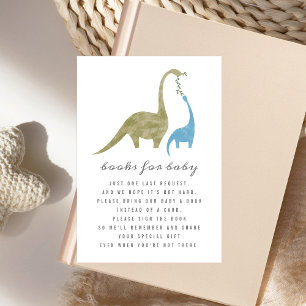 Invitation Demande de Baby shower de Dinosaure pour bébé mama