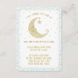 Invitation Demande de livre Twinkle Little Star Baby Shower B