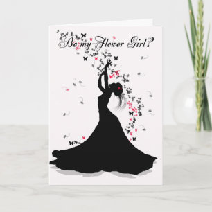 Invitation Demande de mariage de demoiselle d'honneur avec fe