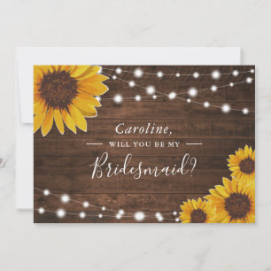 Invitation Demande de proposition d'une servante de Sunflower