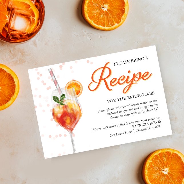 Invitation Demande de recette d'amour pour la Fête des mariée (Créateur téléchargé)