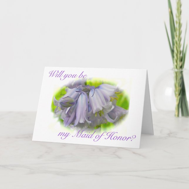 Invitation Demande de témoin de mariage (Devant)